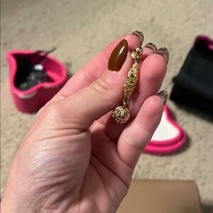 Monet Gold Drop Earrings